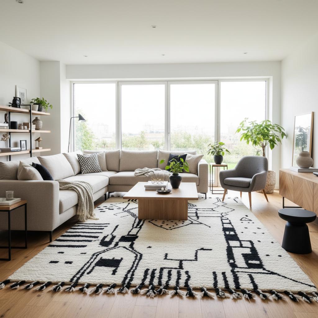 Tapis Berbère, Beni Ouarain 282X194 cm